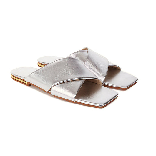Sandalias Planas Cruzadas Cómodas para Mujer - Image 11