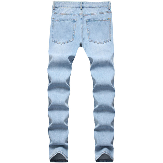 Jeans Azul Claro Rotos para Hombre - Image 4