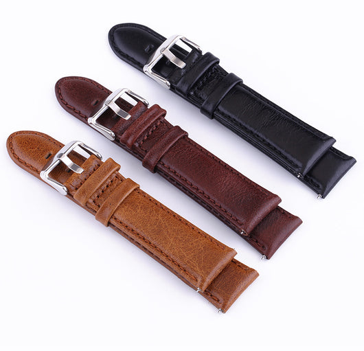 Correa de Cuero Genuine para Smartwatch - Patrón Crazy Horse Premium - Image 15