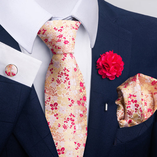 Combo Corbata, Traje y Pañuelo de Bolsillo para Hombre - Juego 8 - Image 2