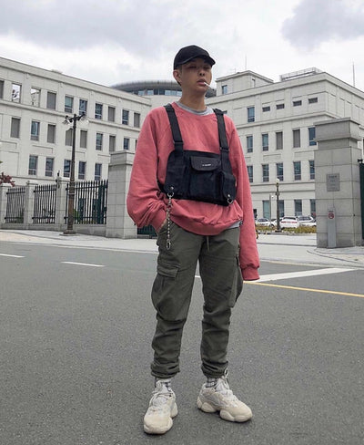 Chaleco Táctico Multi-Bolsillo con Bolsa Pecho - Estilo Urban Streetwear - Image 6