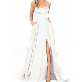 Vestido Largo Ajustado con Hombros Descubiertos para Damas de Honor y Eventos - Image 34