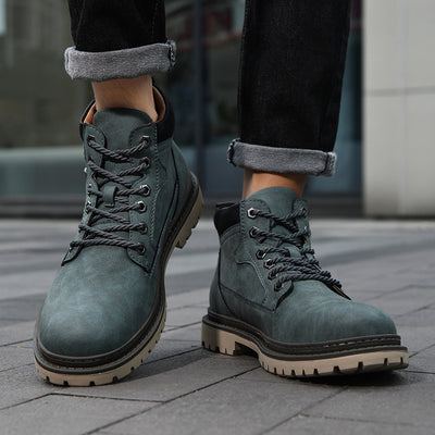 Bota de Trabajo Estilo Británico Clásico para Hombre - Image 9
