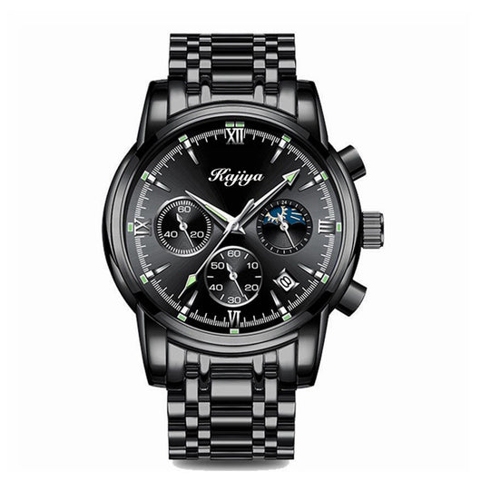 Reloj Hombre Acero Inoxidable Resistente al Agua con Calendario y Luz - Image 12