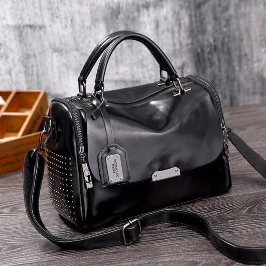 Bolso Mensajero Boston de Un Hombro para Mujer - Image 3