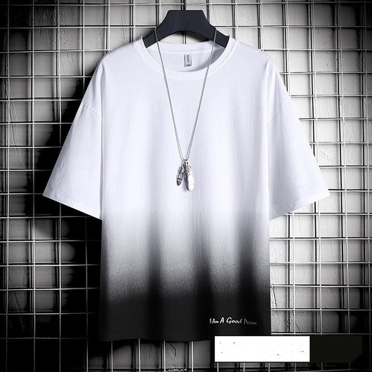 Camiseta Suelta Estilo Hong Kong para Hombre - Image 8