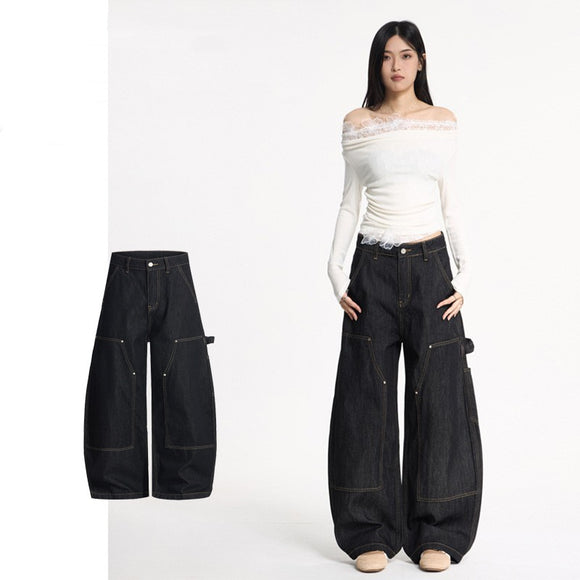 Calça Jeans Reforçada para Trabalho Corte Amplo A