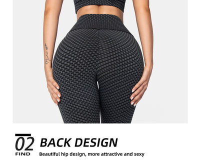 Mallas Deportivas de Secado Rápido con Textura 3D para Mujer - Image 12