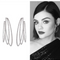 Aretes Grandes Circulares Dorados - Diseño Moderno y Elegante