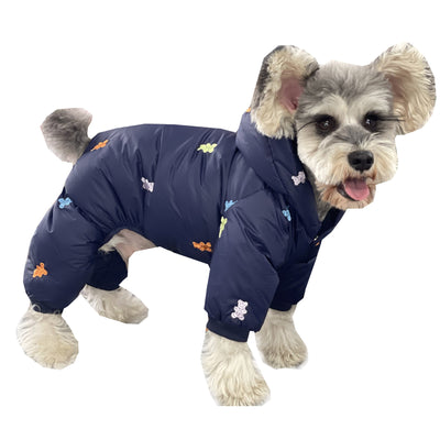 Abrigo Térmico con Capucha para Perros Pequeños - Chaqueta Acolchada para Schnauzer, Pomerania y Pug - Image 5
