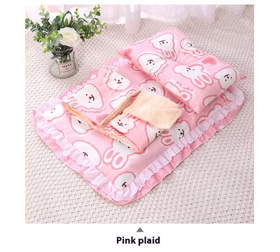 Cama Acolchada Tres Piezas para Gatos y Perros - Colchoneta de Algodón Premium - Image 16
