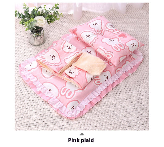 Cama Acolchada Tres Piezas para Gatos y Perros - Colchoneta de Algodón Premium - Image 16