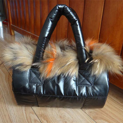 Bolso Acolchado de Algodón Espacial