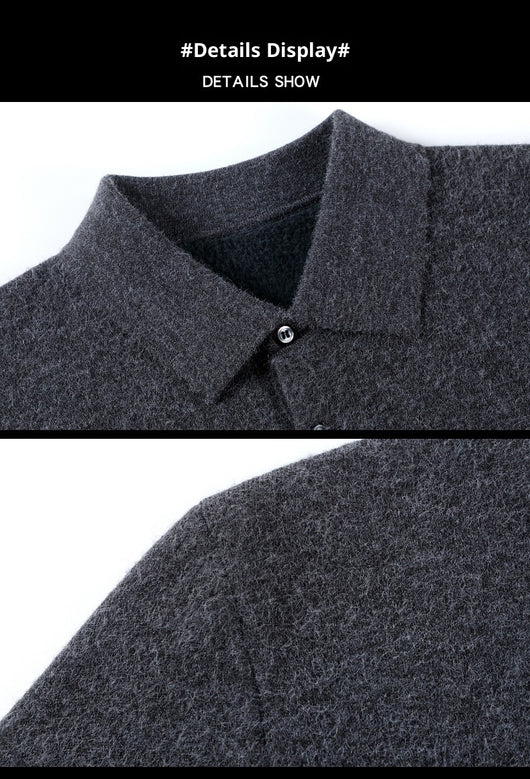 Polo Cuello Vuelto de Punto Manga Larga para Hombre - Image 30