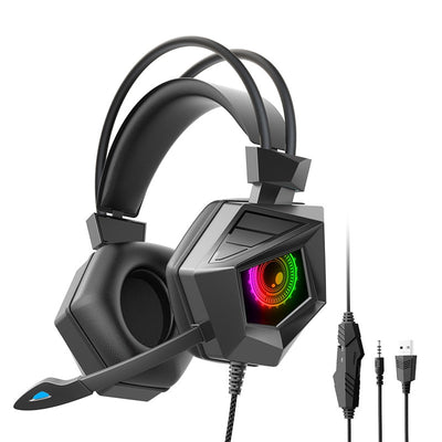 Auriculares Gaming con Cable y Luz Nocturna para PC - Image 6