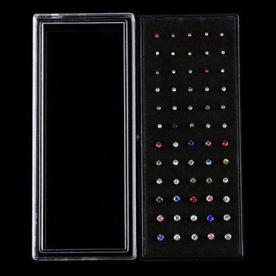 Set de 60 Piercing Nasal de Acero Inoxidable con Diamantes - Image 11