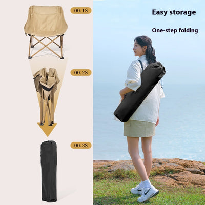 Silla de Camping Plegable con Respaldo Ergonómico - Image 4