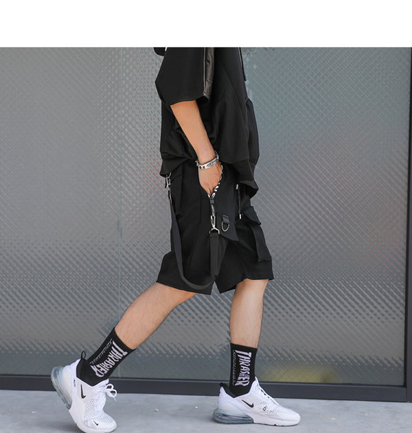 Pantalones Overol Hip Hop Holgados para Hombre