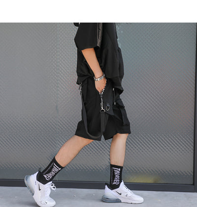 Pantalones Overol Hip Hop Holgados para Hombre