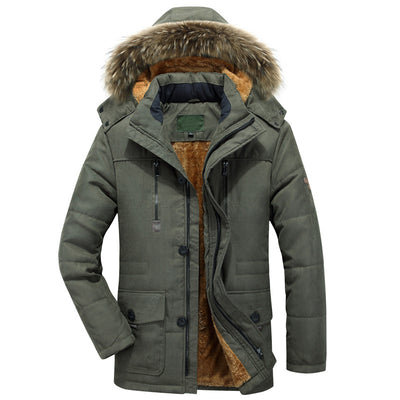 Abrigo Militar Grueso Forrado en Fleece para Hombre - Image 5