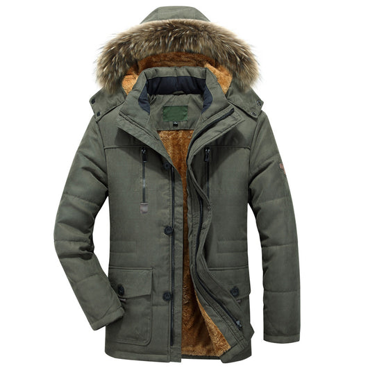 Abrigo Militar Grueso Forrado en Fleece para Hombre - Image 5
