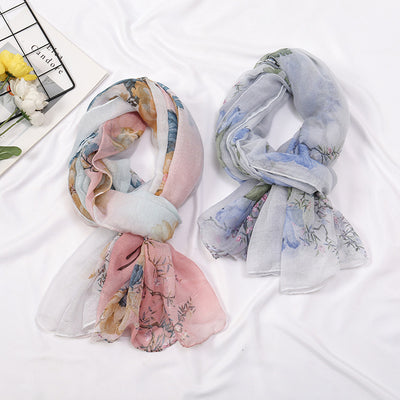 Pañoleta Voile Floral Ultraligera - Image 2