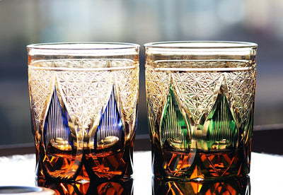Vaso de Cristal Asterismo Estilo Edo Japonés - Image 35