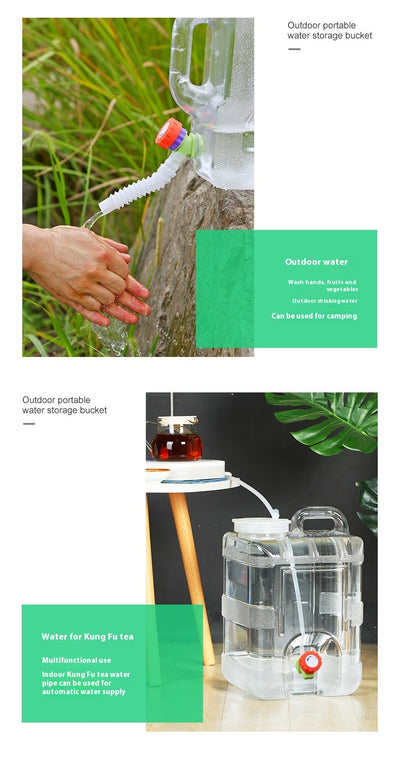 Cubo de Agua Portátil con Grifo para Camping y Viajes - Image 23