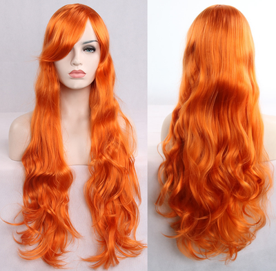 Peluca Anime Rizada 80cm - Cosplay de Colores Vibrantes - Image 6