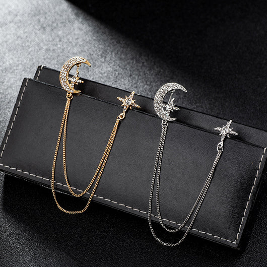 Broche Estrella de Ocho Puntas con Flecos - Image 2