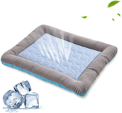 Colchoneta Refrescante para Perros y Gatos - Cama Fresca de Seda de Hielo Azul - Image 2