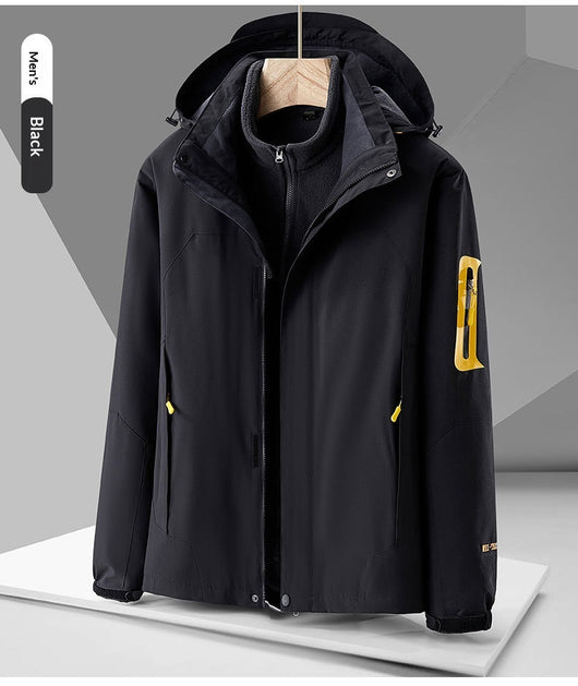 Chaqueta Impermeable Cortavientos con Forro Interior Desmontable - Image 15
