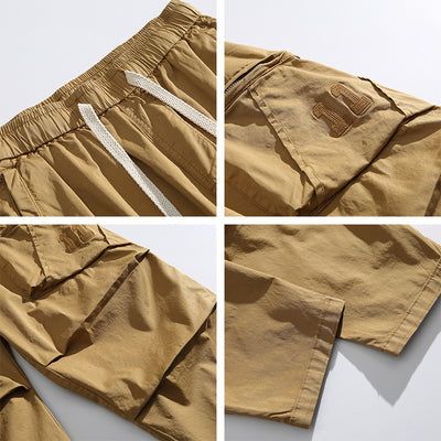 Pantalones Sueltos Retro de Pierna Ancha para Hombre - Image 5