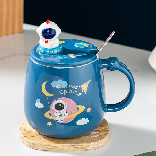 Taza Térmica Grande Creative Planet con Tapa y Cuchara - Image 7