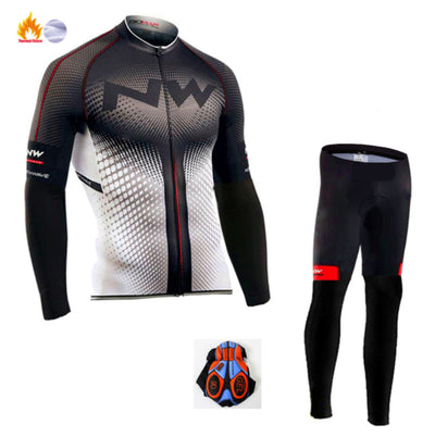 Conjunto de Jersey Ciclismo Manga Larga - Image 22