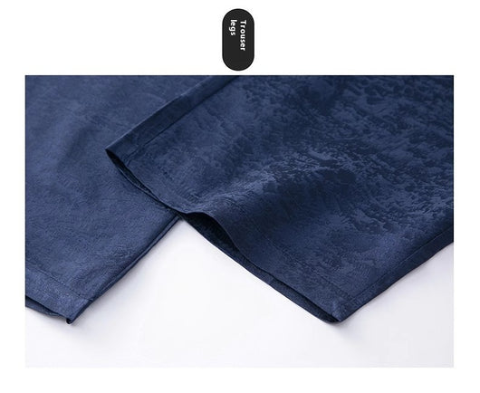 Traje Tang de Seda Mulberry para Hombre - Elegancia Tradicional China - Image 25