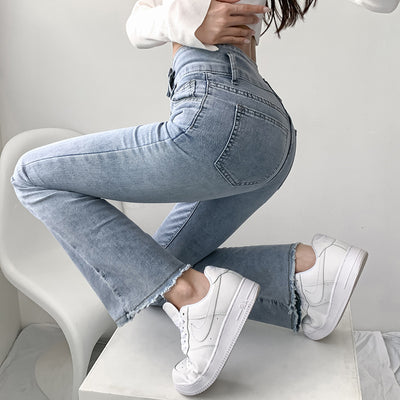 Pantalones Cropped Acampanados Talle Alto Efecto Reductor para Mujer - Image 3