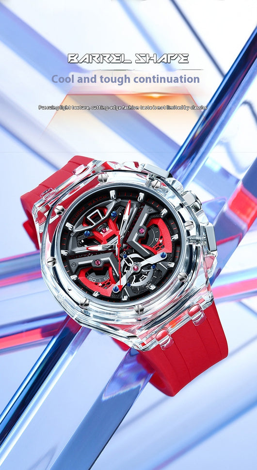 Reloj de Cuarzo Luminoso con Tallado Hueco Tridimensional - Image 21