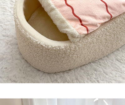 Cama Térmica para Mascotas Estilo Sushi - Nido Removible Todo Clima - Image 22
