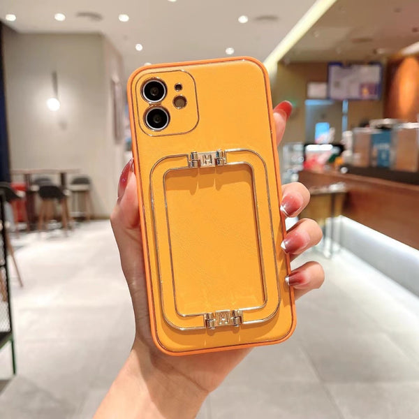 Funda de Cuero para Móvil con Protección Total, Lente y Correa