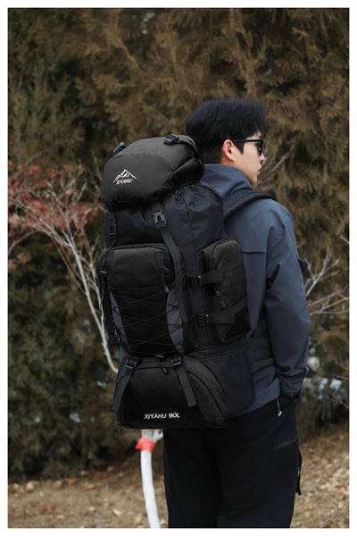 Mochila de Senderismo 90L XIYAHU - Resistente al Agua para Trekking y Camping - Image 25