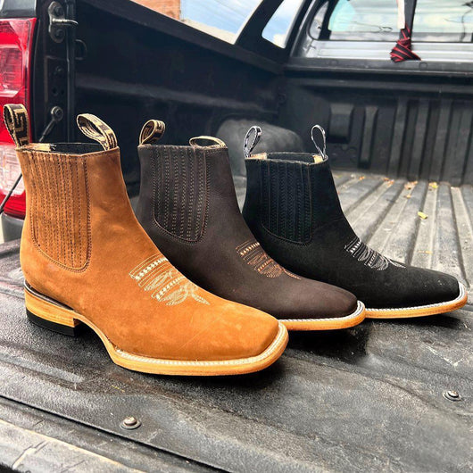 Botas Chelsea Martin con Bordado en Mangas - Estilo Europeo para Hombre - Image 3