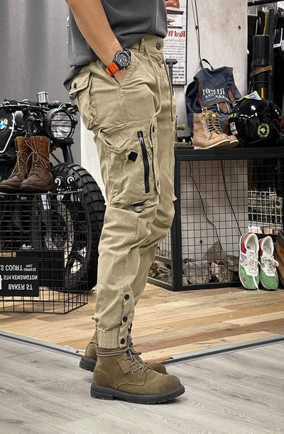Pantalones Tácticos Casual de Pierna Recta para Hombre con Puños Ajustables - Image 19