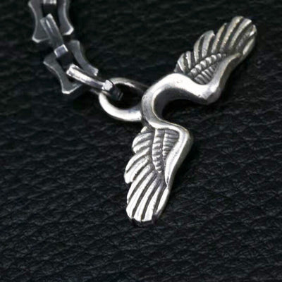 Pulsera Vintage Cabeza de Cuervo en Plata - Diseño Keel - Image 4