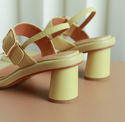 Sandalias de Cuero para Mujer con Punta Cuadrada - Comodidad de Verano - Image 10