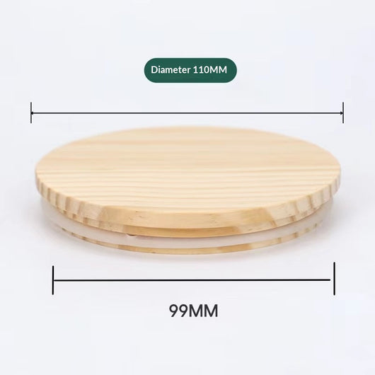 Portavelas Artesanal con Tapa de Bambú o Pino y Sello de Silicona - Image 6