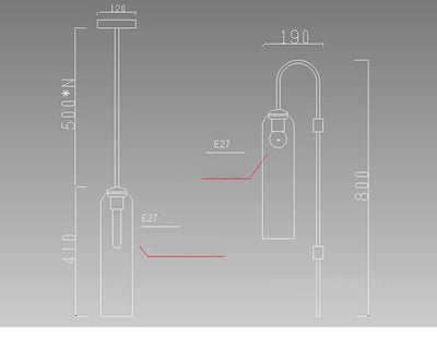 Lámpara Colgante Minimalista para Botella de Vino - Iluminación Creativa de Cabecera - Image 6