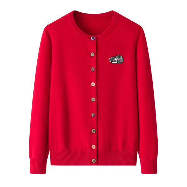 Cardigan Suave de Color Sólido - Sweater Coat Cómodo y Versátil