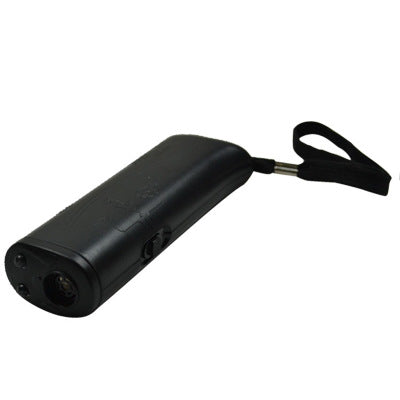 Yellow and black ultrasonic dog training devices with wrist straps, one in retail packaging. - Image 18