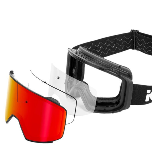 Gafas de Espejo Deportivas Antideslizantes de Doble Capa para Nieve - Image 4